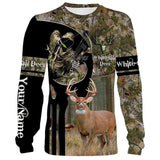 Maxcorners Bow Hunting Whitetails Deer Customize Name 3D Shirts