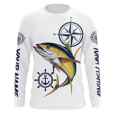 Maxcorners Tuna UV protection fishing shirt fishing jersey for fisherman LM2408