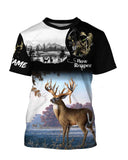 Maxcorners Deer Hunting Customize Name 3D Shirts