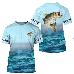 Maxcorners Striped Bass Fishing Striper 3d Shirts Customize Name