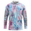 Maxcorners Personalized tie dye Long sleeve performance Fishing Shirts, Fishing gifts for Fisherman LM0201