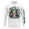 Maxcorners Wishin' I Was Fishin' Custom Funny Bass Christmas Fishing Shirts Bass Christmas Fishing Gift LM0201