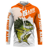 Maxcorners Angry Largemouth Bass Fishing Customize Name 3D Shirts