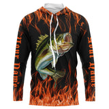 Maxcorners Bass Halloween Fishing Customize Name 3D Shirts