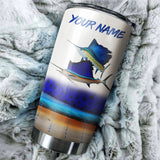 Maxcorners Sailfish Fishing Tumbler Cup Customize Name