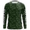 Maxcorners Largemouth Bass Fishing Camo Custom Long Sleeve Fishing Shirts, Bass Tournament Shirt LM0201