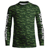 Maxcorners Largemouth Bass Fishing Camo Custom Long Sleeve Fishing Shirts, Bass Tournament Shirt LM0201