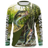 Maxcorners Largemouth Bass Fishing Custom 3D All Over Printed Shirts, Bass Tournament Fishing Shirts Gift Ideas LM0201