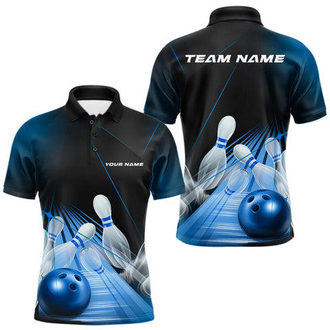 Maxcorners Custom Multi-Color Bowling Tournament Shirts For Men, Women And Kid, Bowling League Shirt LM1008