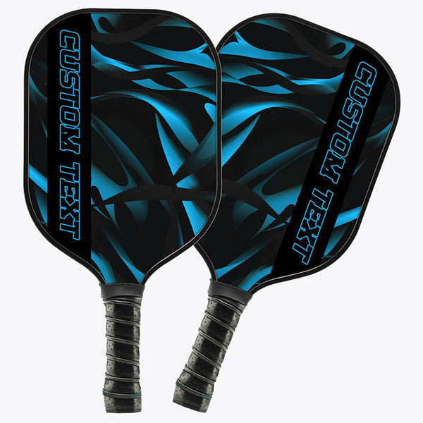 Maxcorners Black And Blue Custom Pickleball Paddles For Men And Women, Pickleball Team Paddle Pickleball Gifts