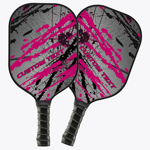 Maxcorners Personalized Pink Pickleball Paddles With Name, Pickleball Tournaments Paddle For Team, Pickleball Gifts