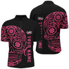 Maxcorners Pink Sugar Skull Tattoo Custom For Men Team Bowling Shirts, Halloween Team Bowling Jerseys