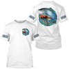 Maxcorners Custom Angry Chinook King Salmon Fishing jerseys, Salmon Long sleeve performance Fishing Shirts LM0201