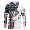 Maxcorners Bass Fishing American Flag Custom performance Fishing shirts, Patriotic Bass Fishing jerseys LM0501