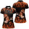 Maxcorners Custom Black And Orange Flame Eagle Bowling Team Men Polo Shirts, Eagle Bowling League Shirt 
Regular Price
$39.99