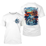 Maxcorners Custom Marlin Fishing Long Seeve Sport Fishing Shirts, Saltwater Performance Fishing Shirt MT2108