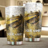 Maxcorners Flathead Catfish Fishing Tumbler Skin Customize Name Tumbler