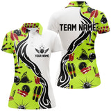 Maxcorners Bowling Pattern Personalized All Over Printed Shirt For Women