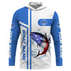 Maxcorners Tuna Fishing American Flag performance Fishing Shirts, personalized Patriotic Fishing gifts LM0501