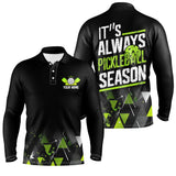 Maxcorners "It'S Always Pickleball Season" Men'S Pickleball Outfits Custom Pickleball Team Uniform | Green