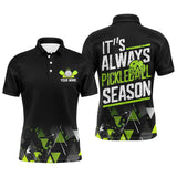 Maxcorners "It'S Always Pickleball Season" Men'S Pickleball Outfits Custom Pickleball Team Uniform | Green