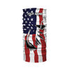 Maxcorners US Fishing Fish Hook American flag UV protection custom long sleeves shirts Patriotic fishing apparel IPH1900 LM0501