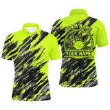 Max Corner Bowling Ball And Pins Flame USA Flag Pattern Customized Name 3D Shirt For Karen