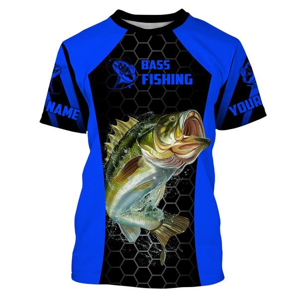 Maxcorners Bass Fishing Customize Name 3D Shirts