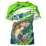 Maxcorners Personalized Walleye Fishing Jerseys, Walleye Fishing Long Sleeve Tournament Fishing Shirts MT2108