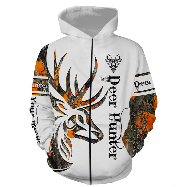 Maxcorners Deer Hunting Orange Customize Name 3D Shirts