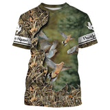 Maxcorners Dove Hunting Customize Name 3D Shirts