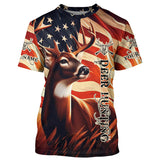 Maxcorners Personalized Deer Hunting Shirts Deer Antler Deer Hunter Clothing For Men And Women Hunting Outfits LM2608
