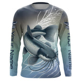 Maxcorners Personalized Catfish Fishing Jerseys, Catfish Long Sleeve Tournament Fishing Shirts MT2108