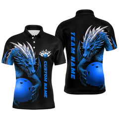 Maxcorners Dragon Bowling Multicolor Option Customized Name 3D Shirt