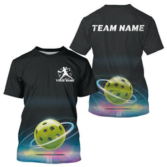Maxcorners Custom Galaxy Pickleball Polo Shirts For Men, Pickleball Team League Shirt LM1307