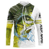 Maxcorners Angry Bass fishing Custom sun protection Long sleeve Fishing Shirts, Personalized Bass Fishing jerseys LM0201
