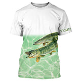 Maxcorners Musky Fishing 3D Shirts Customize Name