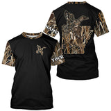 Maxcorners Arkansas duck hunting Waterfowl Camo Customize 3D All Over Printed Shirts Personalized Hunting gifts LM2608