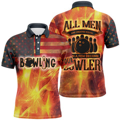 Maxcorners Bowling Gifts for Men Team with Name Polo & 1/4 Zip