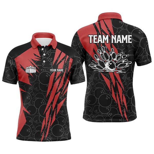 Maxcorners Black Bowling Camo Customized Name And Team Name 3D Shirt