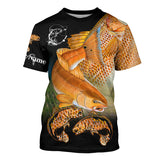 Maxcorners Redfish Halloween Fishing Customize Name 3D Shirts