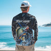 Maxcorners Custom Crappie Fishing Camo Long Sleeve Fishing Shirts, Personalized Crappie Fishing Team Jerseys LM0201