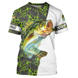 Maxcorners Largemouth Bass Fishing Customize Name 3D Shirts