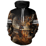 Maxcorners Deer Hunting big game camo Custom Name 3D All over print shirts - personalized hunting gifts LM2608