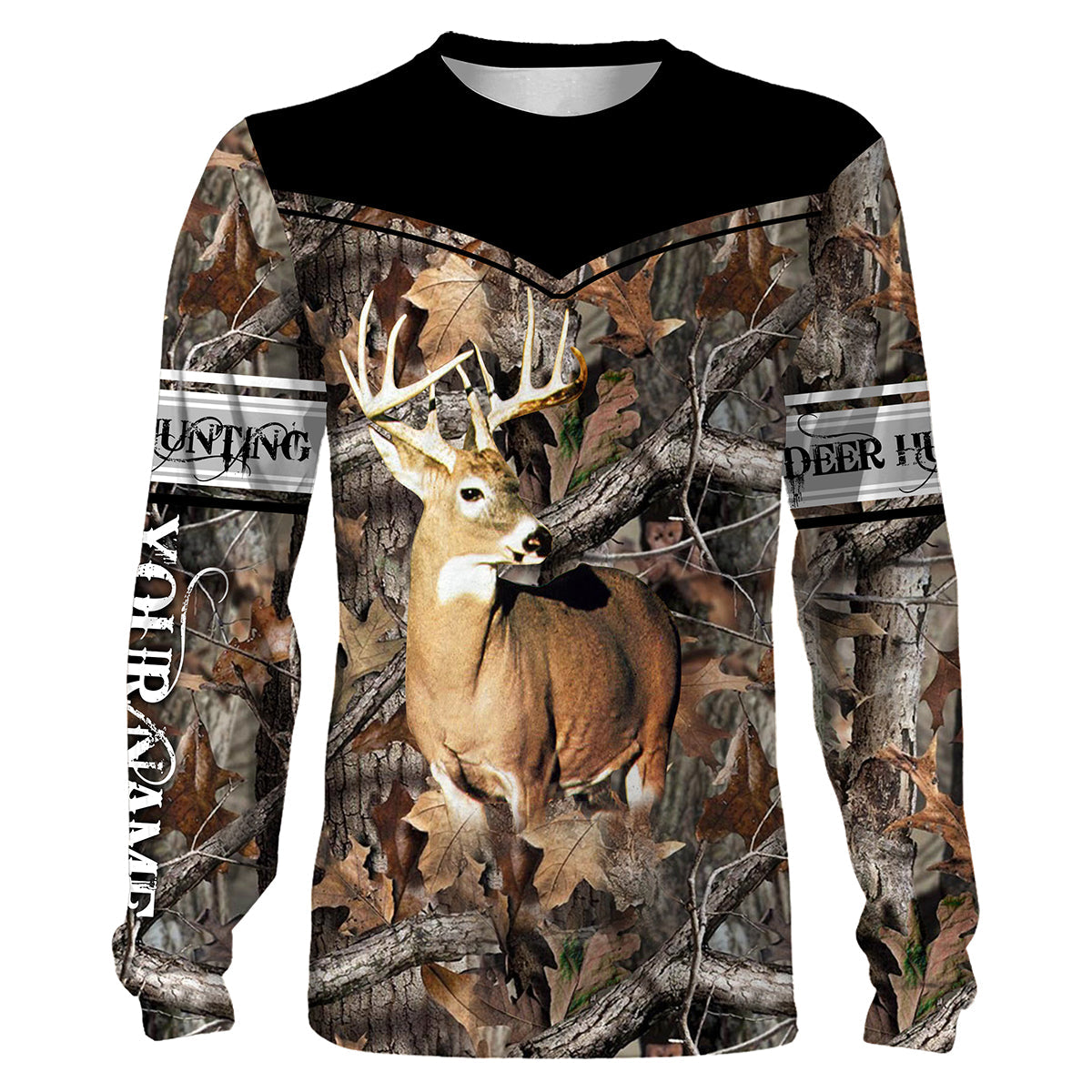 Maxcorners Deer Hunting Customize Name 3D Shirts