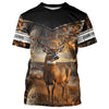 Maxcorners Deer Hunting big game camo Custom Name 3D All over print shirts - personalized hunting gifts LM2608