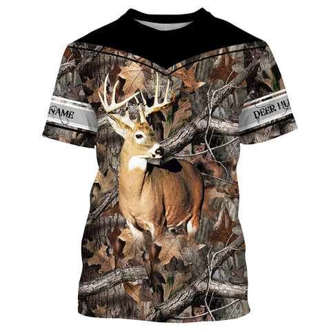 Maxcorners Deer Hunting Customize Name 3D Shirts