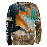 Maxcorners Redfish Puppy Drum Fishing 3D Shirt  Customize