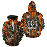 Maxcorners Deer Hunting big game camo Grim Reaper Custom Name 3D All over print shirts LM2608