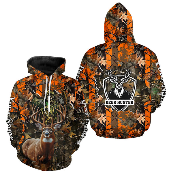 Maxcorners Deer Hunting big game camo Grim Reaper Custom Name 3D All over print shirts LM2608